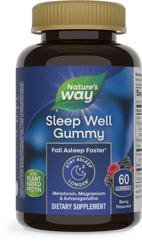 Nature's Way Sleep Well Gummy - 60 stuks, voorzijde verpakking